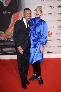 Michel Friedman und Bärbel Schäfer bei der 13. Verleihung des PRG Live Entertainment Award in der Festhalle Frankfurt. Frankfurt am Main, 09.04.2018