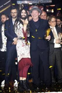 Conchita und Ben Becker bei der 13. Verleihung des PRG Live Entertainment Award in der Festhalle Frankfurt. Frankfurt am Main, 09.04.2018