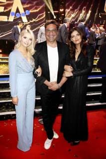 Anna Hiltrop, Mousse T. und Vanessa Fuchs bei der 13. Verleihung des PRG Live Entertainment Award in der Festhalle Frankfurt. Frankfurt am Main, 09.04.2018