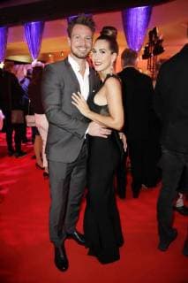 Sebastian Pannek und Clea-Lacy Juhn bei der 13. Verleihung des PRG Live Entertainment Award in der Festhalle Frankfurt. Frankfurt am Main, 09.04.2018