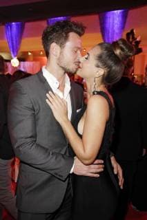 Sebastian Pannek und Clea-Lacy Juhn bei der 13. Verleihung des PRG Live Entertainment Award in der Festhalle Frankfurt. Frankfurt am Main, 09.04.2018