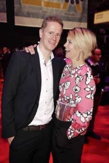 Anna-Maria Zimmermann mit Ehemann Christian Tegeler bei der 13. Verleihung des PRG Live Entertainment Award in der Festhalle Frankfurt. Frankfurt am Main, 09.04.2018