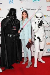Eva Padberg, Deutschen Computerspielpreis 2018 im Kohlebunker & Kesselhaus in Muenchen am 10.04.2018