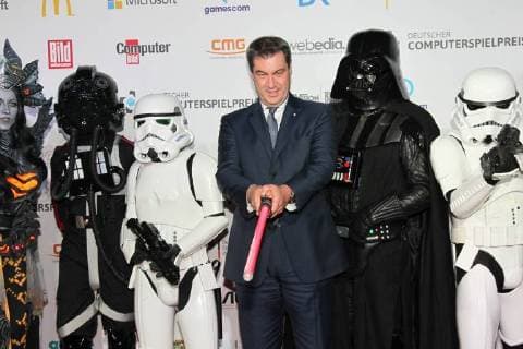 Dr.Markus Soeder (Bayerischer Ministerpraesident), Deutschen Computerspielpreis 2018 im Kohlebunker & Kesselhaus in Muenchen am 10.04.2018