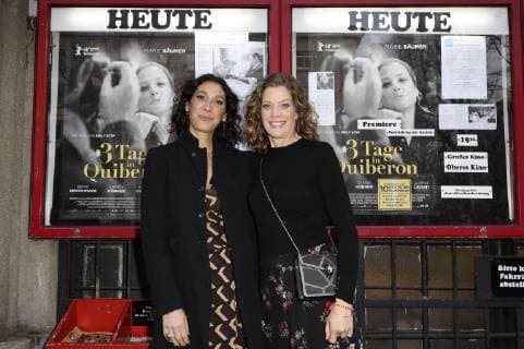 Emily Atef und Marie Bäumer bei der Premiere des Kinofilms 3 Tage in Quiberon im Abaton Kino. Hamburg, 10.04.2018