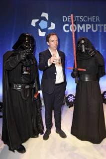 Olli Schulz bei der Verleihung des Deutschen Computerspielpreises 2018 im Kesselhaus. München, 10.04.2018