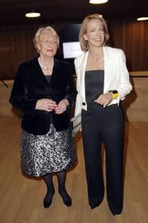 Eske Nannen und Julia Jäkel bei der Verleihung des Nannen Preises 2018 in der Elbphilharmonie. Hamburg, 11.04.2018