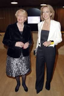 Eske Nannen und Julia Jäkel bei der Verleihung des Nannen Preises 2018 in der Elbphilharmonie. Hamburg, 11.04.2018