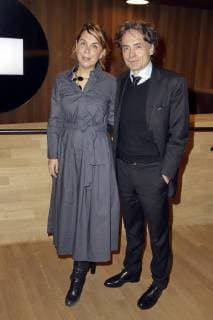 Karen Heumann und Giovanni di Lorenzo bei der Verleihung des Nannen Preises 2018 in der Elbphilharmonie. Hamburg, 11.04.2018