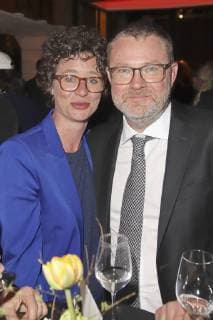 Christian Krug mit Ehefrau Ina bei der Verleihung des Nannen Preises 2018 in der Elbphilharmonie. Hamburg, 11.04.2018