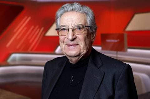 Gerhart Baum in der ARD-Talkshow Maischberger im WDR Studio BS 3. Köln, 11.04.2018 *** Gerhart Baum on the ARD Talkshow Maischberger in WDR Studio BS 3 Cologne 11 04 2018 Foto:xC.xHardtx xFuturexImage