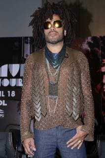 April 11, 2018 - Mexico City, Mexico - American Singer Lenny Kravitz is seen during a press conference to promote his Raise Vibration Tour held at St. Regis Hotel on April 11, 2018 in Mexico City, Mexico Mexico City Mexico  - ZUMAn230 20180411_zaa_n230_985 Copyright: xCarlosxTischlerx