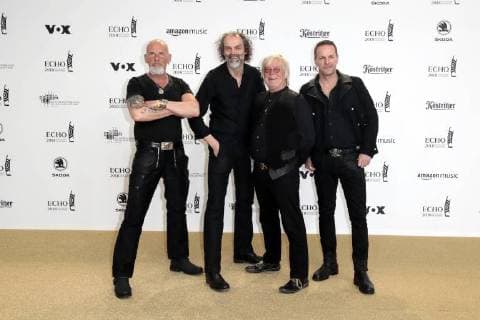 Santiano bei Verleihung Deutscher Musikpreis ECHO 2018 in Messe Berlin.