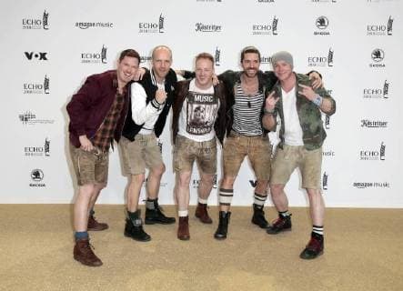 VOXX Club bei Verleihung Deutscher Musikpreis ECHO 2018 in Messe Berlin.