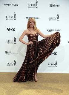Kiley Minogue bei Verleihung Deutscher Musikpreis ECHO 2018 in Messe Berlin.