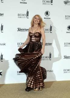 Kiley Minogue bei Verleihung Deutscher Musikpreis ECHO 2018 in Messe Berlin.