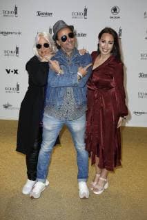 Dieter Landuris mit seiner Ehfrau Natascha und seiner Tochter Isabella bei der Verleihung vom ECHO POP am 12.04.2018 in Berlin ECHO POP Verleihung 2018 in Berlin