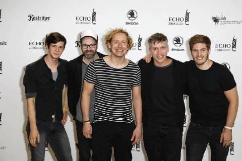 Michael Schulte und seine Band bei der Verleihung vom ECHO POP am 12.04.2018 in Berlin ECHO POP Verleihung 2018 in Berlin
