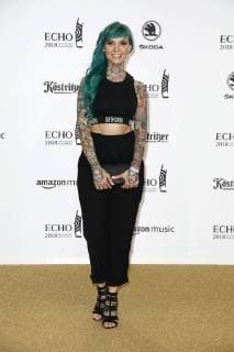 Jazzy Gudd alias Sängerin Eule bei der Verleihung vom ECHO POP am 12.04.2018 in Berlin ECHO POP Verleihung 2018 in Berlin