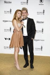 Daniele Negroni und Tina Neumann bei der Verleihung vom ECHO POP am 12.04.2018 in Berlin ECHO POP Verleihung 2018 in Berlin