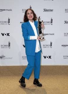 Alice Merton (Kategorie Pop International) bei Verleihung Deutscher Musikpreis ECHO 2018 in Messe Berlin.