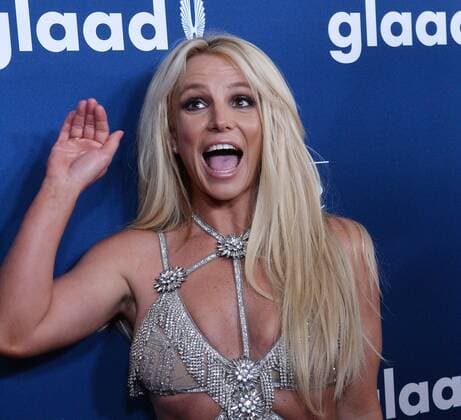 Honoree Britney Spears attends the 29th annual GLAAD Media Awards at the Beverly Hilton Hotel in Beverly Hills, California on April 12, 2018.  LAP2018041259 JIMxRUYMEN