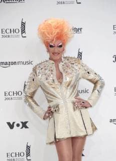 Olivia Jones bei Verleihung Deutscher Musikpreis ECHO 2018 in Messe Berlin.