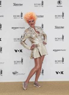 Olivia Jones bei Verleihung Deutscher Musikpreis ECHO 2018 in Messe Berlin.