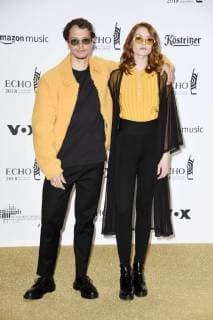 Frans Zimmer Alle Farben mit Freundin bei der 27. Verleihung des Deutschen Musikpreises Echo 2018 in der Messe Berlin. Berlin, 12.04.2017