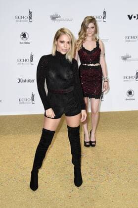 Michelle mit Tochter Marie-Louise Reim bei der 27. Verleihung des Deutschen Musikpreises Echo 2018 in der Messe Berlin. Berlin, 12.04.2017