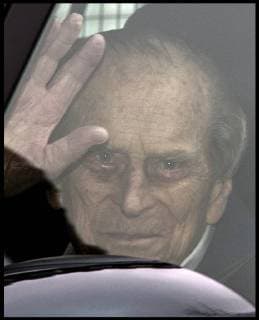 Entertainment Bilder der Woche Bilder des Tages . 13 04 2018. London, United Kingdom. HRH The Duke of Edinburgh leaves The King Edward Hospital in central London, following a hip replacement operation.  xBenxStevensx xi-Imagesx IIM-17473-0001