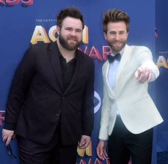 The Swon Brothers attend the 53rd annual Academy of Country Music Awards held at MGM Grand Garden Arena in Las Vegas, Nevada on April 15, 2018. The show will be telecast live on CBS.  LAV20180415019 JIMxRUYMEN