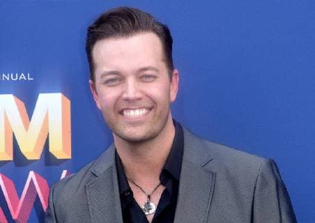 Singer Lucas Hoge attends the 53rd annual Academy of Country Music Awards held at MGM Grand Garden Arena in Las Vegas, Nevada on April 15, 2018. The show will be telecast live on CBS.  LAV20180415041 JIMxRUYMEN