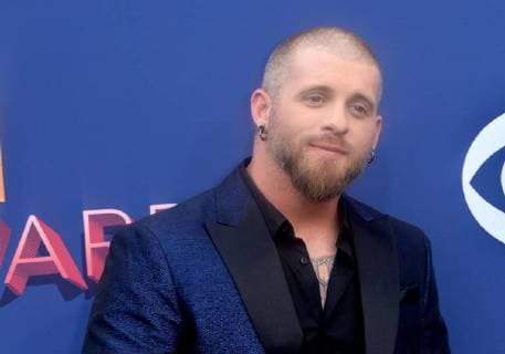 Singer Brantley Gilbert attends the 53rd annual Academy of Country Music Awards held at MGM Grand Garden Arena in Las Vegas, Nevada on April 15, 2018. The show will be telecast live on CBS.  LAV20180415085 JIMxRUYMEN