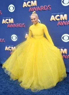 Skiier Lindsey Vonn attends the 53rd annual Academy of Country Music Awards held at MGM Grand Garden Arena in Las Vegas, Nevada on April 15, 2018. The show will be telecast live on CBS.  LAV20180415215 JIMxRUYMEN