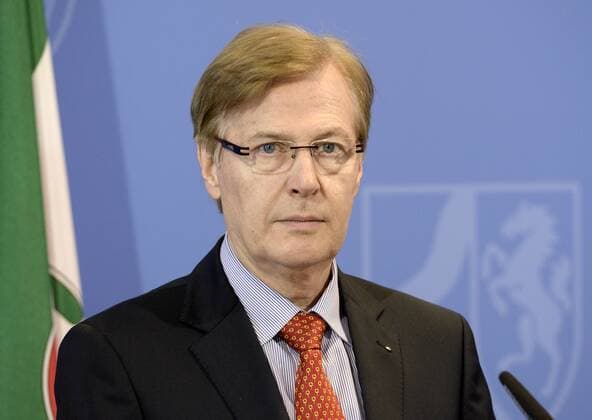 Peter BIESENBACH , CDU , Justizminister von Nordrhein-Westfalen , 12.04.2018 Peter BIESENBACH , CDU , Minister for Justice of Northrhine-Westfalia , 12.04.2018