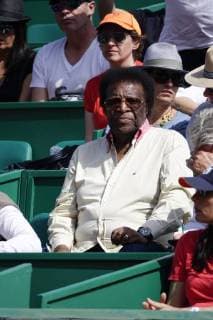 Bilder des Tages Deutscher Schlagersänger Robert Blanco als Zuschauer beim Rolex Monte-Carlo Masters Tennisturnier der Masters 1000 ATP World Tour, Fürstentum Monaco