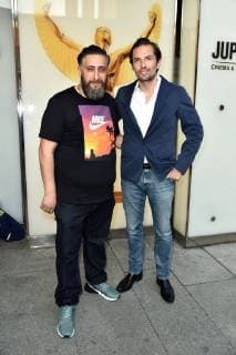 Kida Khodr Ramadan und Quirin Berg bei der Ankunft zur Verleihung vom Jupiter Award am 18.04.2018 in Berlin Jupiter Awards 2018 in Berlin