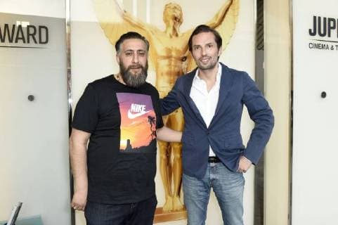 Kida Ramadan und Quirin Berg bei der 39. Verleihung des Jupiter Award 2018 im Grand Hyatt Hotel. Berlin, 18.04.2018