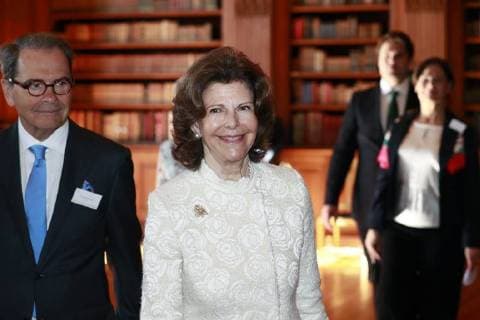 Attendance at the Queen Silvia Nursing Award prize-giving ceremony Royal Palace, Stockholm, Sweden 2018-04-19 Silvia de Suede Stockholm Sweden  580944