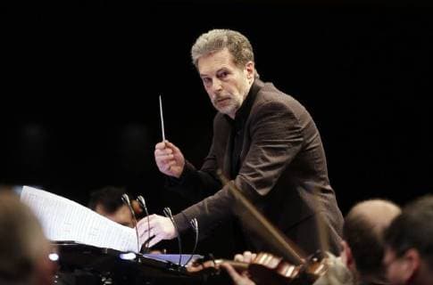Composer Nic Raine conducts the opening concert of Film Music Prague 2018 GOOSEBUMPS! in Prague, Czech Republic, April 19, 2018. (CTKxPhoto MichaelaxRihova) CTKPhotoP201804191005201  mir 6
