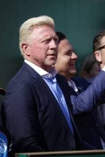 Zeremonie auf dem Court Rainier III des Monte-Carlo Country Club anläßlich der Übergabe des Rings der Hall of Fame an den ehemaligen deutschen Tennisspieler Boris Becker im Rahmen des Rolex Monte-Carlo ATP World Tour Masters 1000 Tennisturnier