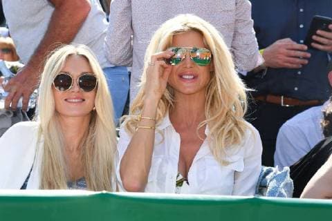Victoria Silvstedt - Rolex Monte-Carlo Masters on 19th of april TENNIS : Monte Carlo Rolex Masters - Monaco - 19 04 2018 lionelURMAN PANORAMIC 