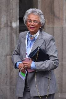 CIDADE DO MÉXICO, DF - 22.04.2018: PRESIDENTIAL RACE IN MEXICO - Olga Sanchez Cordero attends on First Debate of candidates for the Mexico presidential held at Palace of Mining on April 22, 2018 in Mexico City, Mexico. x1519381x  CarlosxTischler