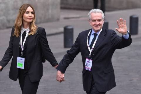 CIDADE DO MÉXICO, DF - 22.04.2018: PRESIDENTIAL RACE IN MEXICO - Santiago Creel attends on First Debate of candidates for the Mexico presidential held at Palace of Mining on April 22, 2018 in Mexico City, Mexico. x1519391x  CarlosxTischler