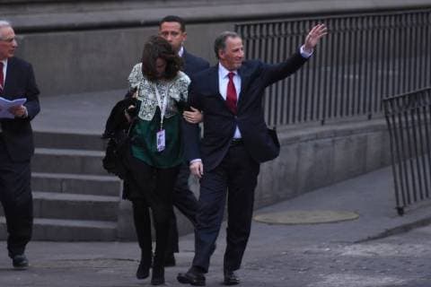 CIDADE DO MÉXICO, DF - 22.04.2018: PRESIDENTIAL RACE IN MEXICO - Candidate for Mexico& 39;s prest ent of PRI political party Jose Antonio Meade attends on First Debate of candidates for the Mexico presidential held at Palace of Mining on April 22, 2018 in Mexico City, Mexico. x1519420x  CarlosxTischler