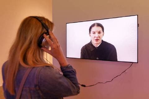 Impression aus der Ausstellung The Cleaner von Marina Abramovic in der Bundeskunsthalle. Bonn, 22.04.2018 *** Impression from the exhibition The Cleaner by Marina Abramovic in the Bundeskunsthalle Bonn 22 04 2018 Foto:xC.xHardtx xFuturexImage