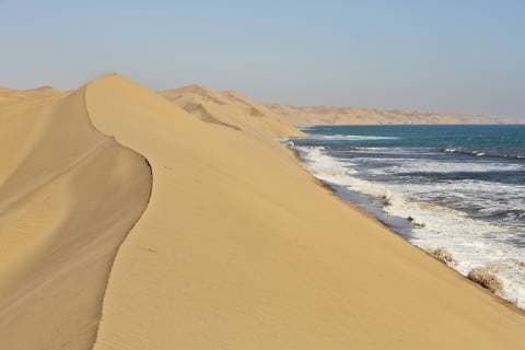 Africa, Namibia, Namib-Naukluft National Park, Namib desert, desert dunes and atlantic coast  CVF00208