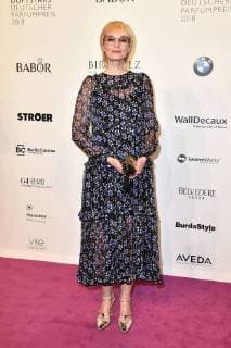 Susann Atwell bei der Ankunft zur Verleihung Deutscher Parfumpreis - Duftstars 2018 am 25.04.2018 in Berlin Deutscher Parfumpreis Duftstars 2018 in Berlin