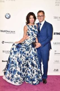 Gerit Kling und ihr Ehemann Wolfram Becker bei der Ankunft zur Verleihung Deutscher Parfumpreis - Duftstars 2018 am 25.04.2018 in Berlin Deutscher Parfumpreis Duftstars 2018 in Berlin